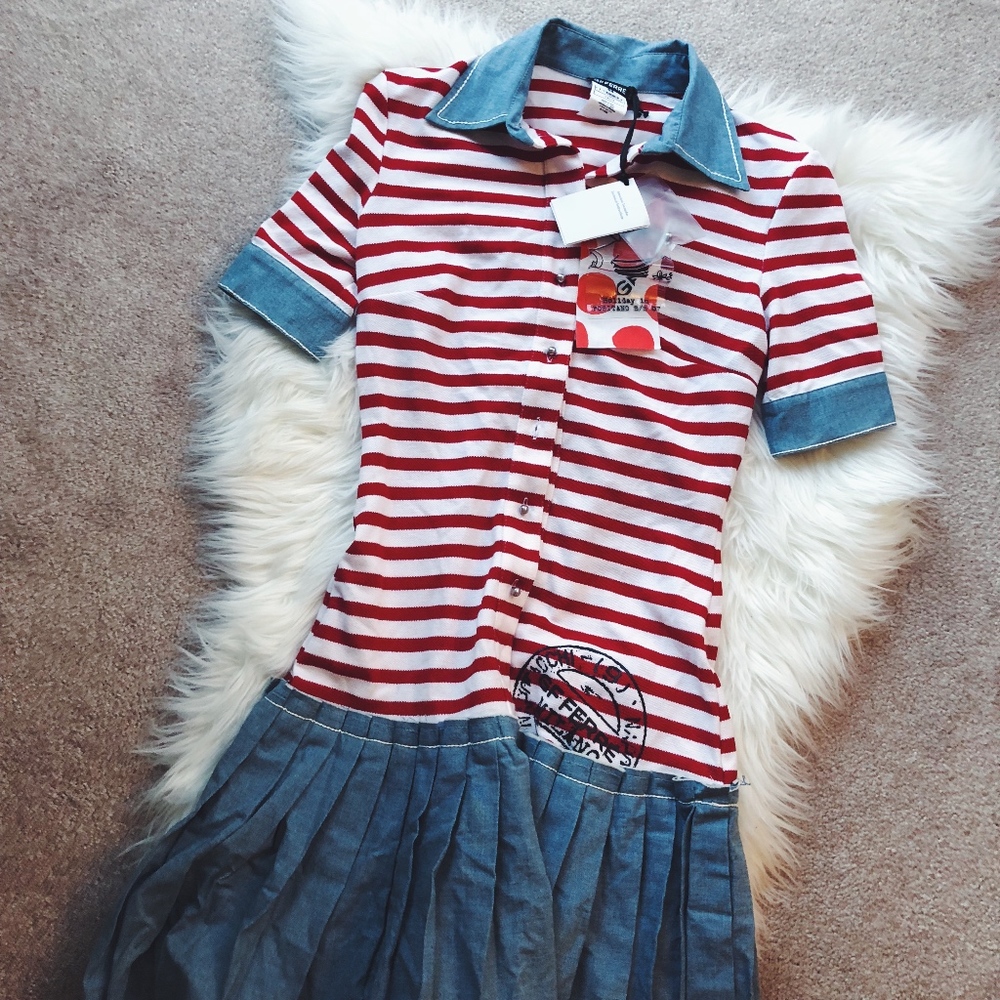 Gianfranco Ferre Striped Dress NWT